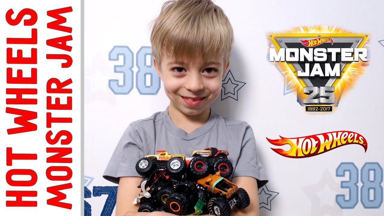 Новые МОНСТР ТРАКИ от HotWheels! Открываем машинки Hot Wheels Monster Jam 25th Anniversary смотреть онлайн