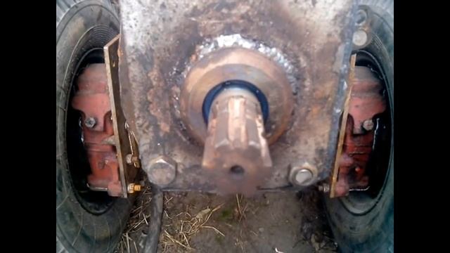 самодельный редуктор на вом минитрактора смотреть онлайн