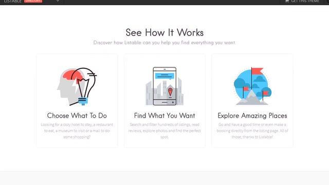 LISTABLE – A Friendly Directory WordPress Theme смотреть онлайн