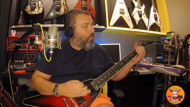 Epiphone Dave Mustaine Profecy com timbres da Headrush Core смотреть онлайн