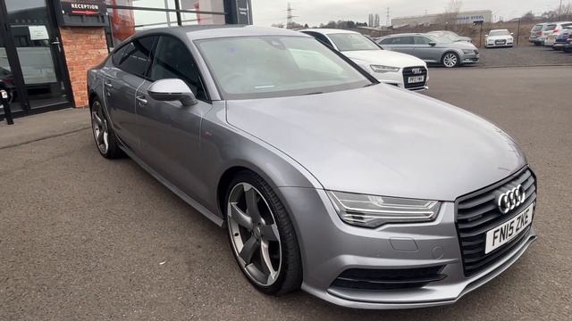 AUDI A7 3.0V6 TDI S-LINE BLACK EDITION 270BHP 2015 15PLATE смотреть онлайн