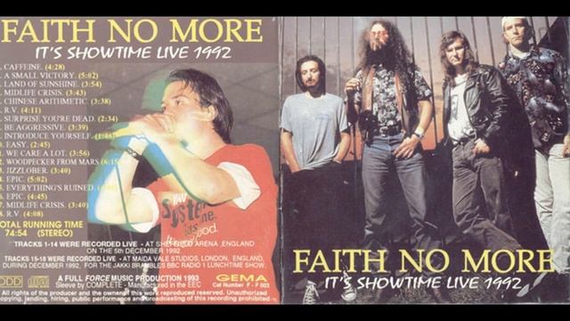 Faith No More – 12/5/1992 @ Sheffield Arena, Sheffield, England