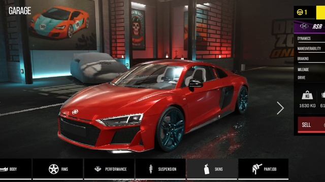 Drive zone Online: purchase a Audi r8 and quick level up and modification смотреть онлайн