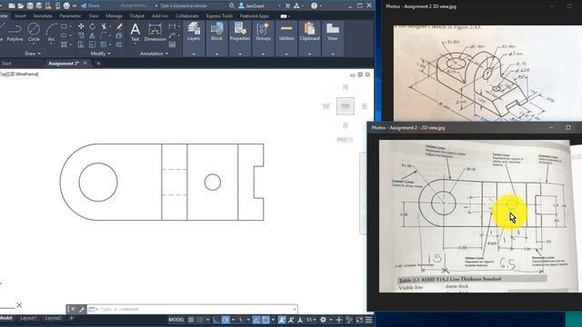 Assignment 2 AutoCAD смотреть онлайн