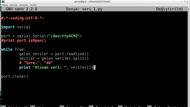 Python ile Arduino Seri Haberleşmesi -4. Kısım смотреть онлайн