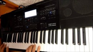 Ласковый Май - Тающий Снег на синтезаторе Casio CTK - 7200.