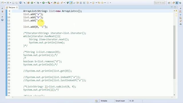 Arraylist Tutorial with lambda expression смотреть онлайн
