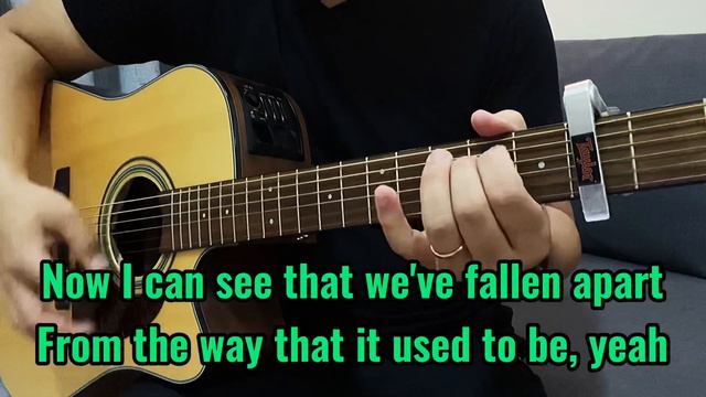 I Want It That Way By Backstreet Boys | Acoustic Guitar Karaoke | Singalong | Instrumental