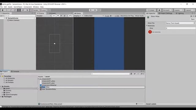 Unity 3D 2019.4: Setup spine 2D character ||character 2D json (tutorial) смотреть онлайн
