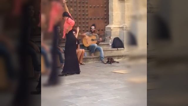 Испания Фламенко Spanien Уличные танцы в Испании смотреть онлайн
