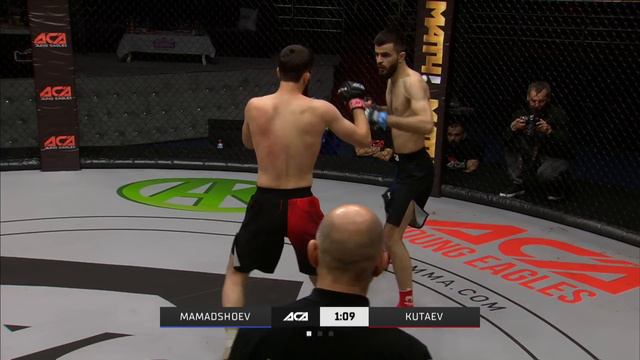 Мехроч Мамадшоев vs. Адлан Кутаев | Mekhroch Mamadshoev vs. Adlan Kutaev | ACA YE 46 смотреть онлайн