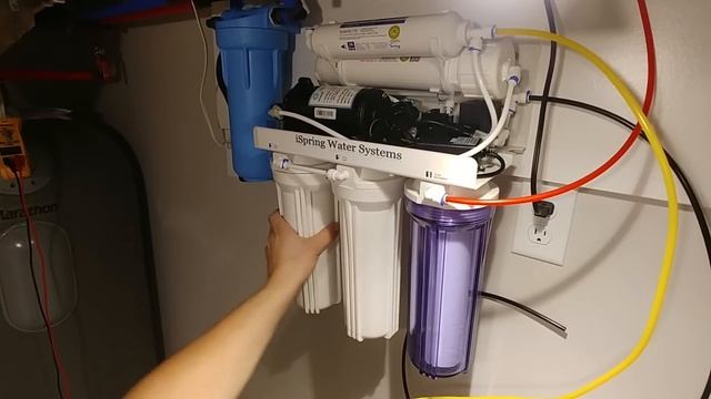 How To Install a Reverse Osmosis RO Water System - Basement with Booster Pump iSpring RCC100P смотреть онлайн