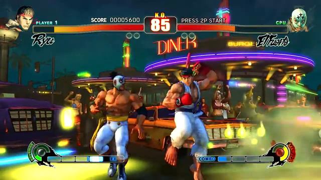 Street Fighter 4 gameplay on MSi N430GT смотреть онлайн