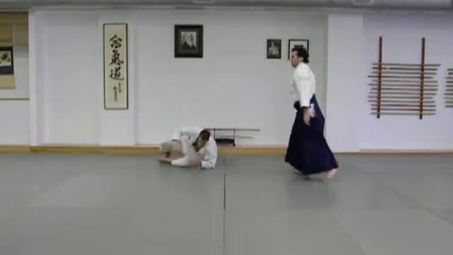 Aikido - 5 Kyu - Technique - Katatetori Shihonage #2 смотреть онлайн
