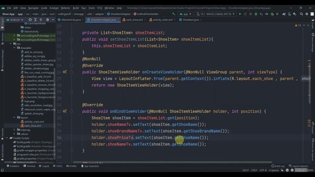 Shoe App ( Cart Management ) - Part 2 ( EXECUTORS , MVVM and ROOM ) смотреть онлайн