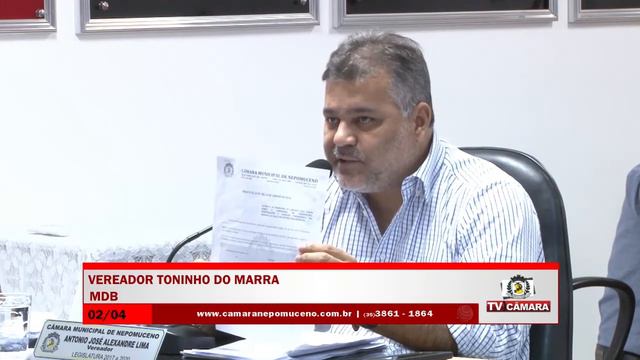 8ª Reunião Ordinária da 2ª Sessão Legislativa da Câmara Municipal de Nepomuceno смотреть онлайн