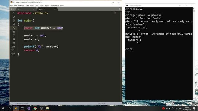 Programare pentru incepatori Limbajul C. Lectia 24. Constante смотреть онлайн