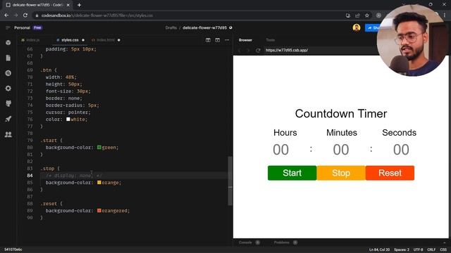 Frontend Machine Coding Interview ( Countdown Timer Question ) in Javascript смотреть онлайн