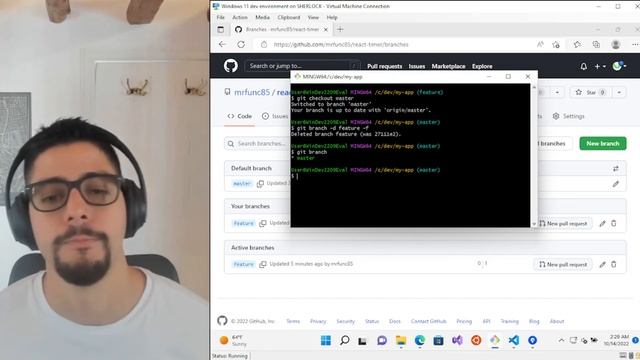 How do I delete a git branch locally and remotely? смотреть онлайн