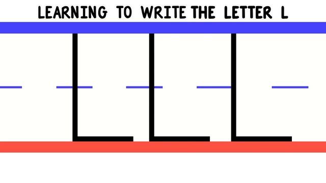 Write the Letter L - ABC Writing for Kids - Alphabet Handwriting by 123ABCtv смотреть онлайн