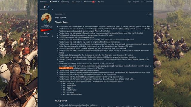 Formation & Stutter Fixed in 1.5.7 Beta & Live Hotfix EXPLAINED! - Mount & Blade II: Bannerlord смотреть онлайн