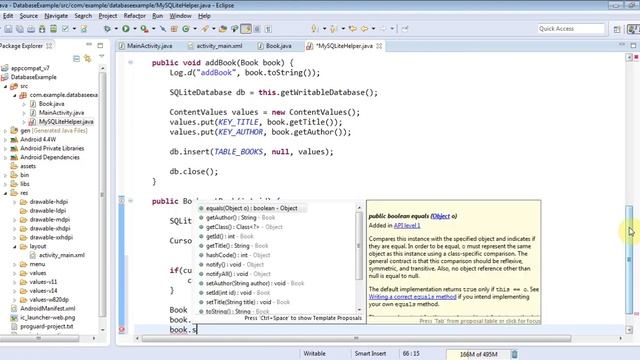 How to use SQLite Database in android applications смотреть онлайн