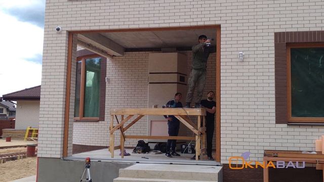 Высокая гармошка из дерево алюминия с декоралом от немецкой компании RVE. (FS PortalФС Портал) смотреть онлайн