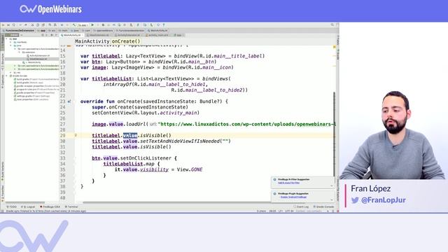 APLICANDO FUNCIONES DE EXTENSIÓN DE KOTLIN A ANDROID смотреть онлайн