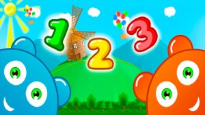 Мультик для малышей готовимся к школе - Весёлый паровозик с цифрами для детей #мультик