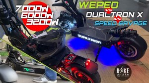 DUALTRON X vs WEPED vs SPEED SAVAGE
