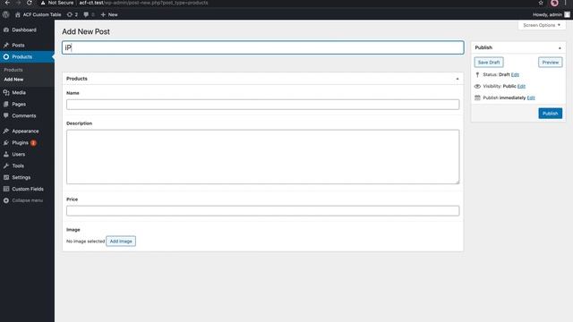 ACF Custom tables Wordpress plugin overview смотреть онлайн