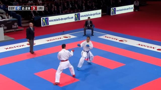 Final Male Kumite -67kg. Magdy Hanafy vs Saeid Ahmadikaryani. WKF World Karate Championships 2012 смотреть онлайн