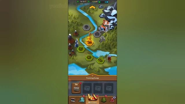 War Hex: Army base & tactic Part 1 Gameplay Walkthrough Android IOS смотреть онлайн