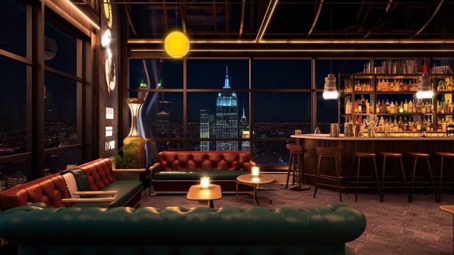 New York Jazz Lounge with Relaxing Jazz Bar Classics 🍷Jazz Music for Studying, Working, Sleeping смотреть онлайн