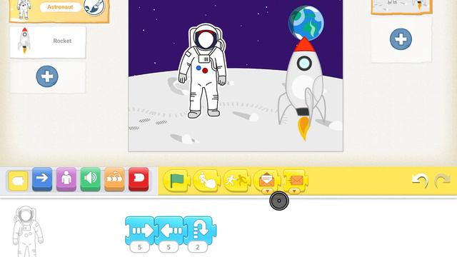 Scratch Jr Project for Lesson 7 смотреть онлайн