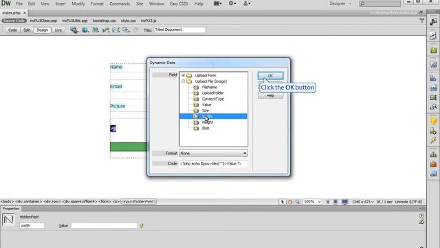 Using Pure PHP Upload 3 with Insert Record Behavior смотреть онлайн