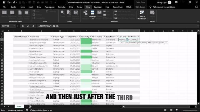 A Quick Guide on How to Use TEXTJOIN! ?⏩ смотреть онлайн