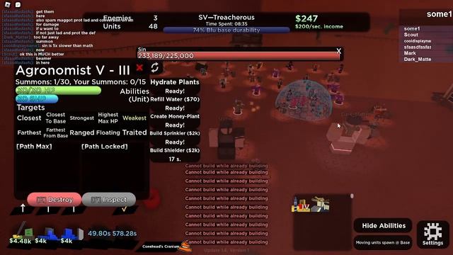 Ghost Town Treacherous WIN v1.6 Stratless | World Tower Defense | Roblox смотреть онлайн