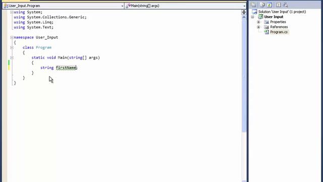 User Input смотреть онлайн