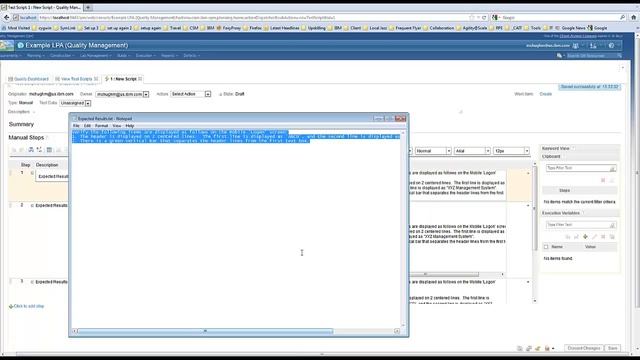 Rational Quality Manager - The left/right scroll bar for Test Script's Expected Results смотреть онлайн