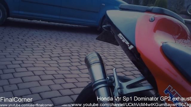 Loudest Honda VTR 1000 engine exhaust sounds in the world смотреть онлайн