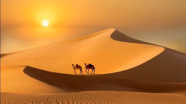 Sahara Sunrise With Beautiful Relaxing Music & Meditation#youtube #music #meditation #relaxation