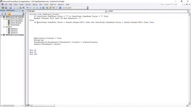 How To Create Login Form With Multi User/Multi user login form in Excel смотреть онлайн