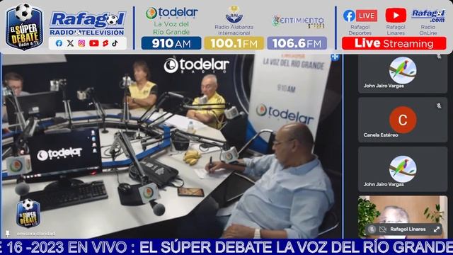 EL SÚPER DEBATE LA VOZ DEL RÍO GRANDE 910 AM RAI 100.1 106.6 FM NOVIEMBRE 16 -2023 EN VIVO : смотреть онлайн