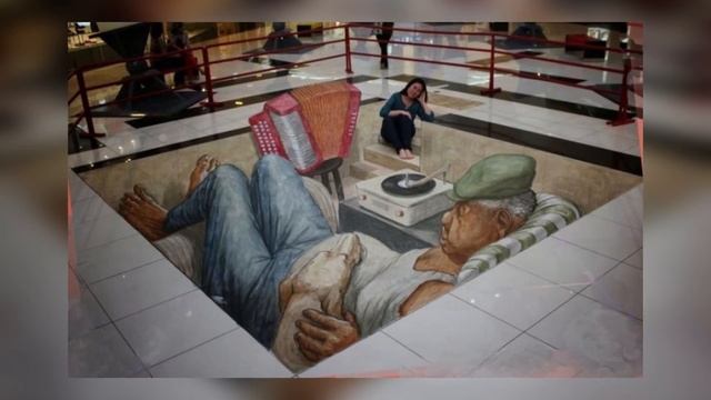 40 Невероятных 3D рисунков на асфальте #2 смотреть онлайн