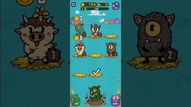 Monster Forest : Merge Monster (by Red Sand) - free casual game for Android and iOS - gameplay. смотреть онлайн