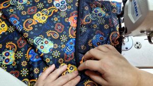 шьем рюкзак спортивный с отсеком для обуви_1часть_117