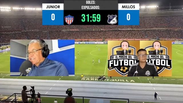Junior 1 vs Millonarios 0 - Gran final ida - Superliga 2024 смотреть онлайн