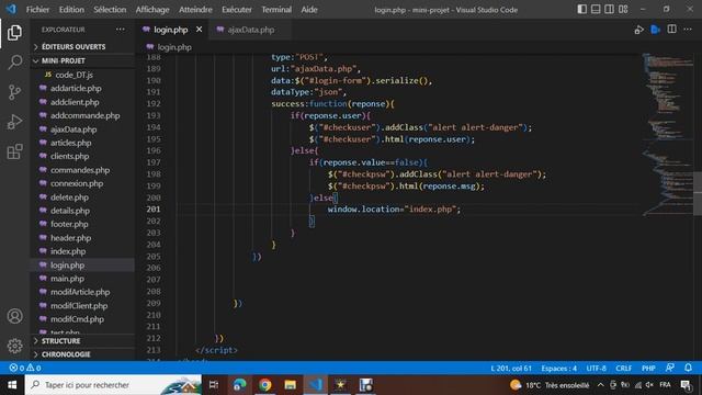 Apprendre PHP-Mini-projet #13|Connexion | SESSION PHP/MYSQL/AJAX смотреть онлайн