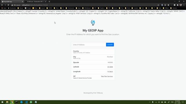 How to make a Simple GEOIP PHP Web Application смотреть онлайн